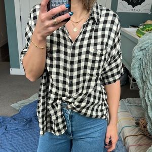 Madewell Drapey Central Shirt in Buffalo
